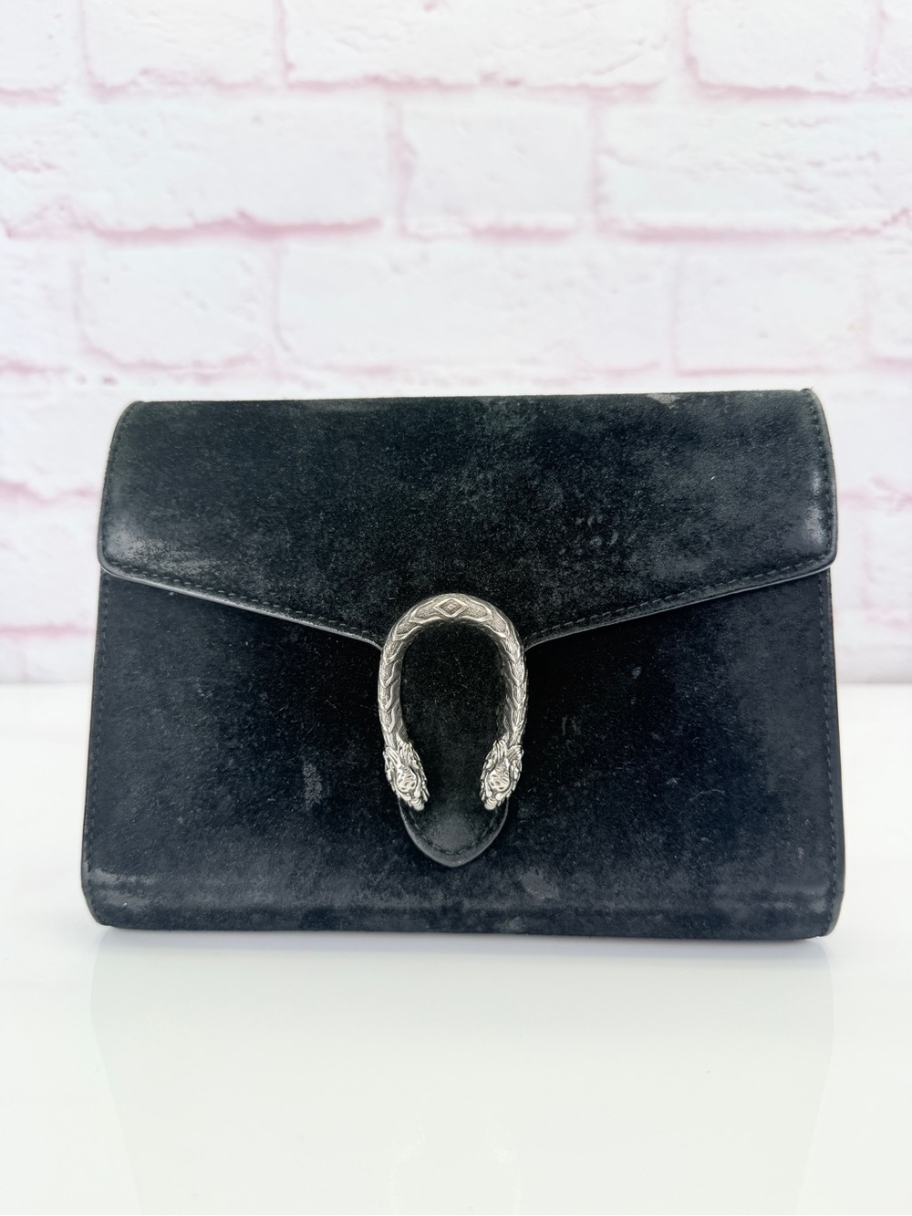 Gucci Dionysus Velvet Clutch Bag